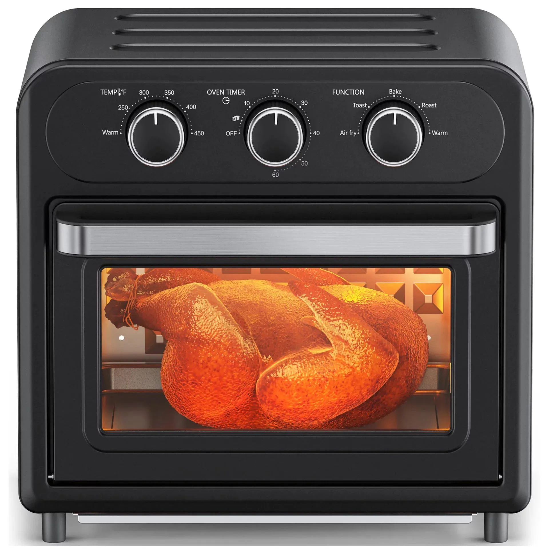 TaoTronics TT-AF002 Air Fryer 1700W 13 Quart 9 in 1 Air Fryer Oven Oil-less Cooker with Rotisserie Shaft