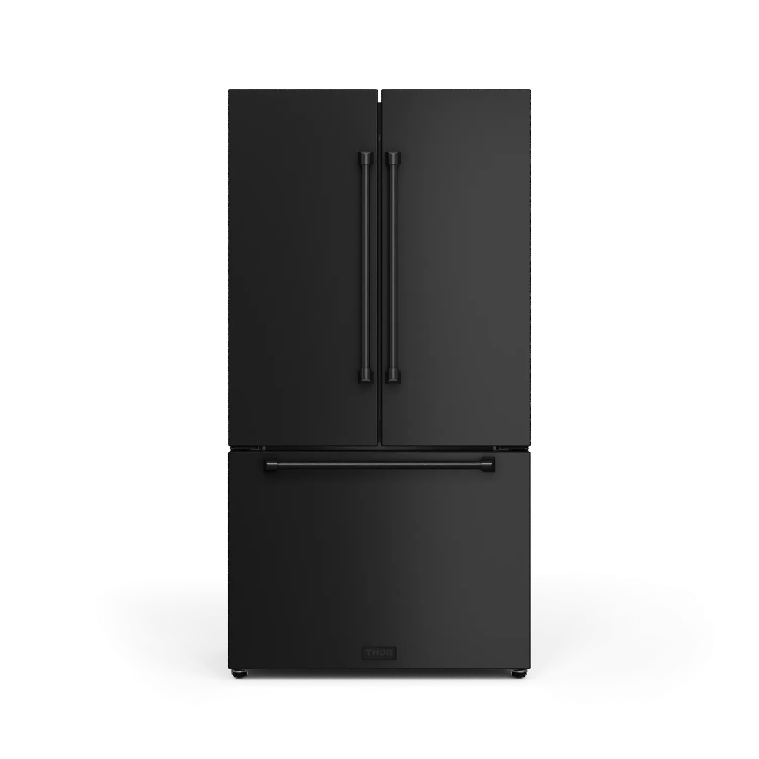 Thor Kitchen Matte Black French Door Counter-Depth Refrigerator with Ice Maker| Gordon Ramsay Collection (20.3 cu.ft.) - RF3621CTD00