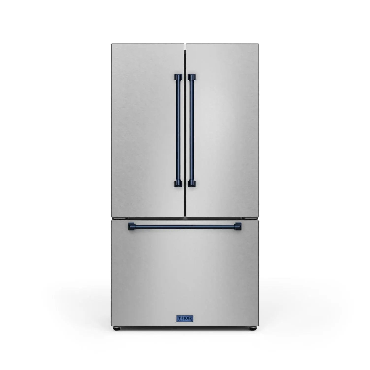 Thor Kitchen Stainless Steel French Door Counter-Depth Refrigerator with Ice Maker| Gordon Ramsay Collection (20.3 cu.ft.) - RF3621CTD99-BLU