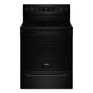 Whirlpool Black Electric Freestanding Range (5.3 Cu.Ft.) - YWFES5030RB