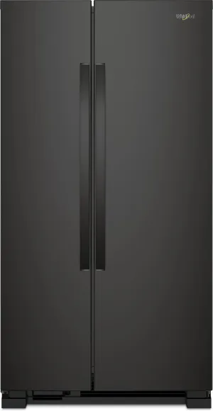 Whirlpool Black Side-by-Side Refrigerator (25 Cu. Ft.) - WRS315SNHB