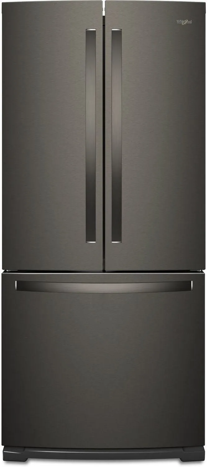 Whirlpool Black Stainless Steel French Door Refrigerator (20 Cu. Ft.) - WRF560SFHV