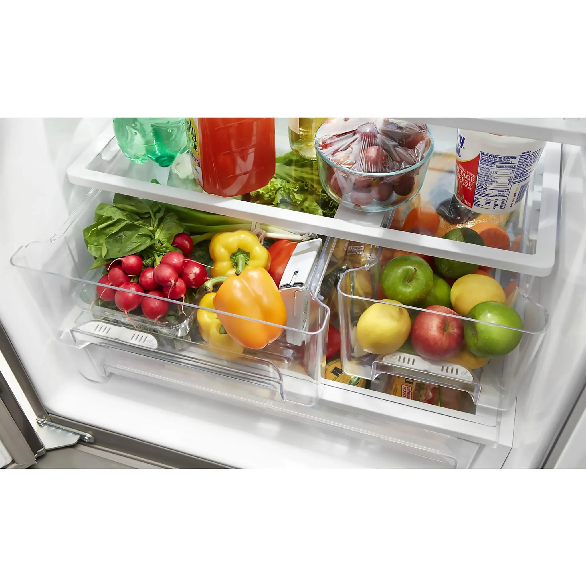 Whirlpool Black Stainless Steel French Door Refrigerator (20 Cu. Ft.) - WRF560SMHV