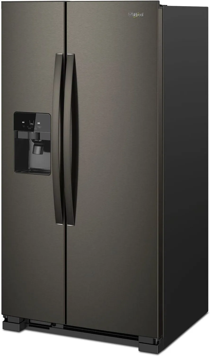 Whirlpool Black Stainless Steel Side-by-Side Refrigerator (25 Cu. Ft.) - WRS325SDHV