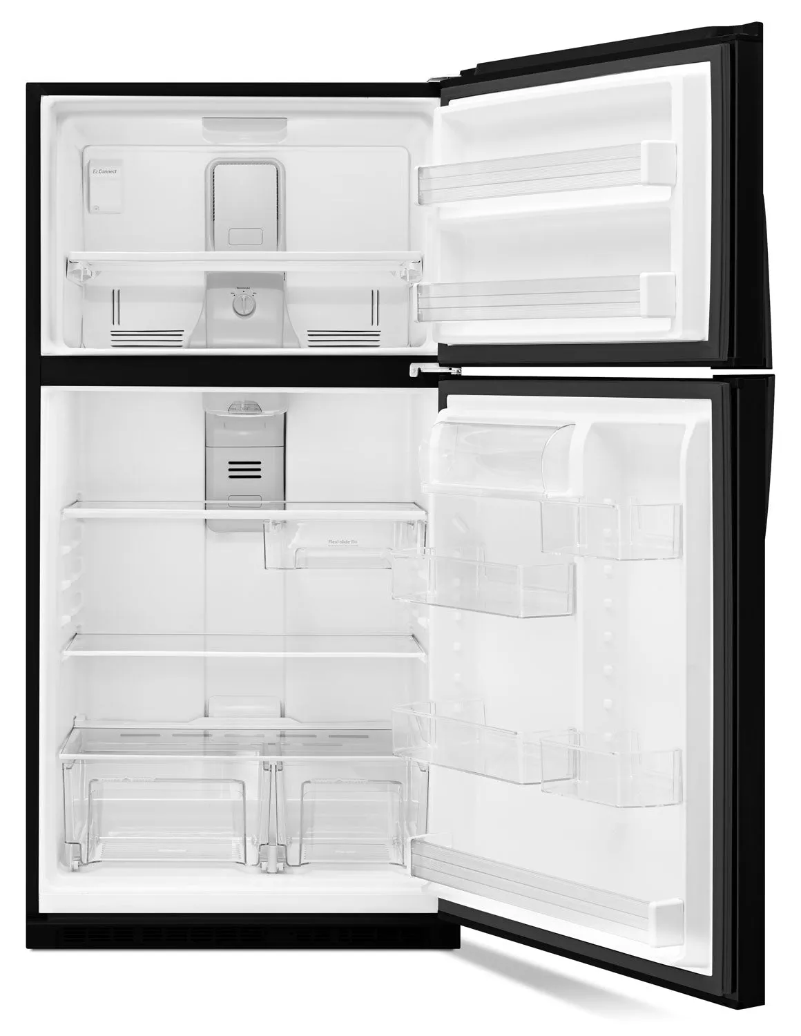 Whirlpool Black Top-Freezer Refrigerator (21.3 Cu. Ft.) - WRT541SZDB