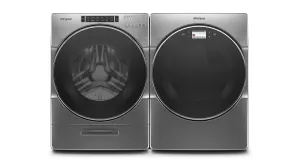 Whirlpool Chrome Shadow Front-Load Washer (5.8 cu. ft.) & Gas Dryer (7.4 cu. ft.) - WFW8620HC/WGD9620HC