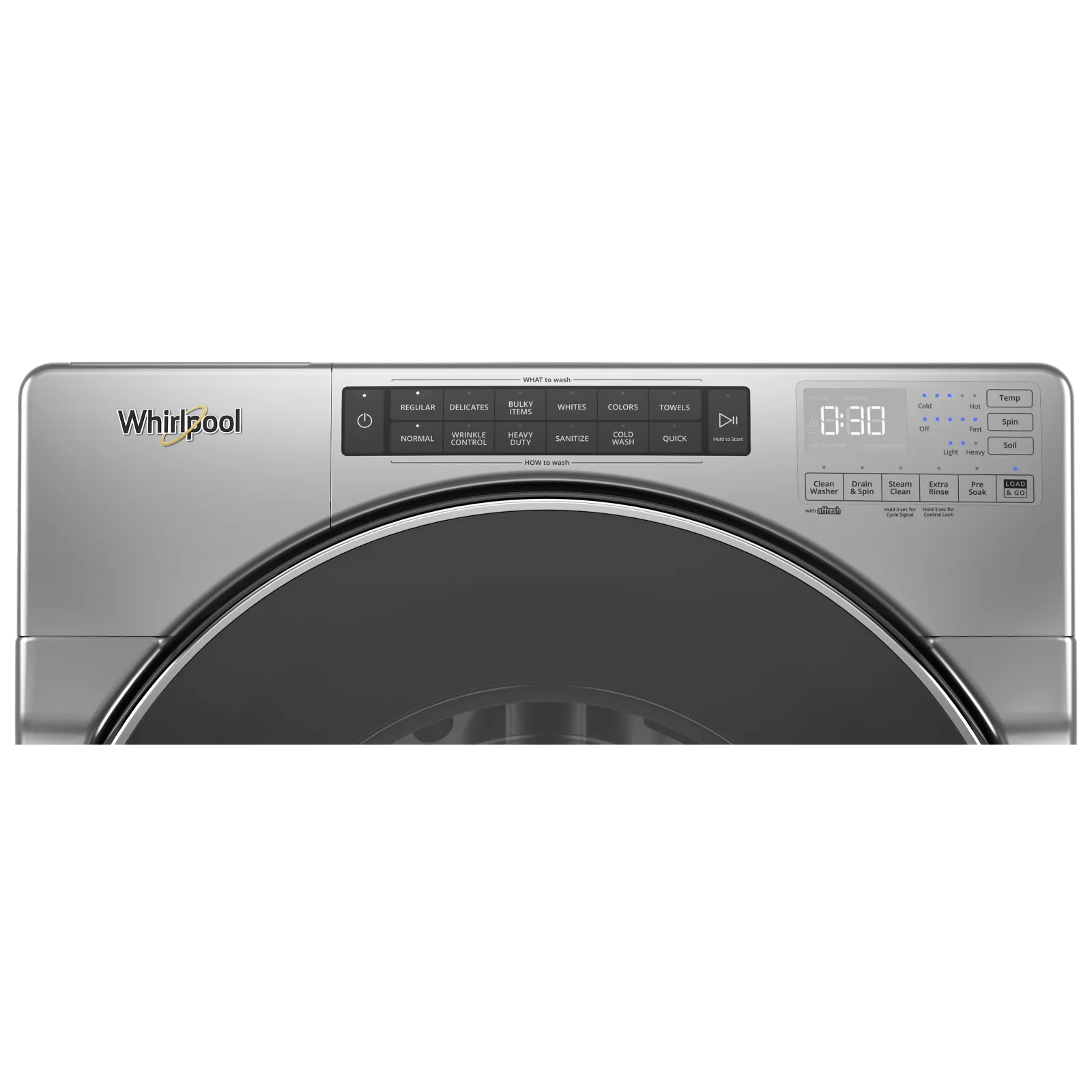 Whirlpool Chrome Shadow Front Load Washer (5.8 cu.ft.) - WFW8620HC