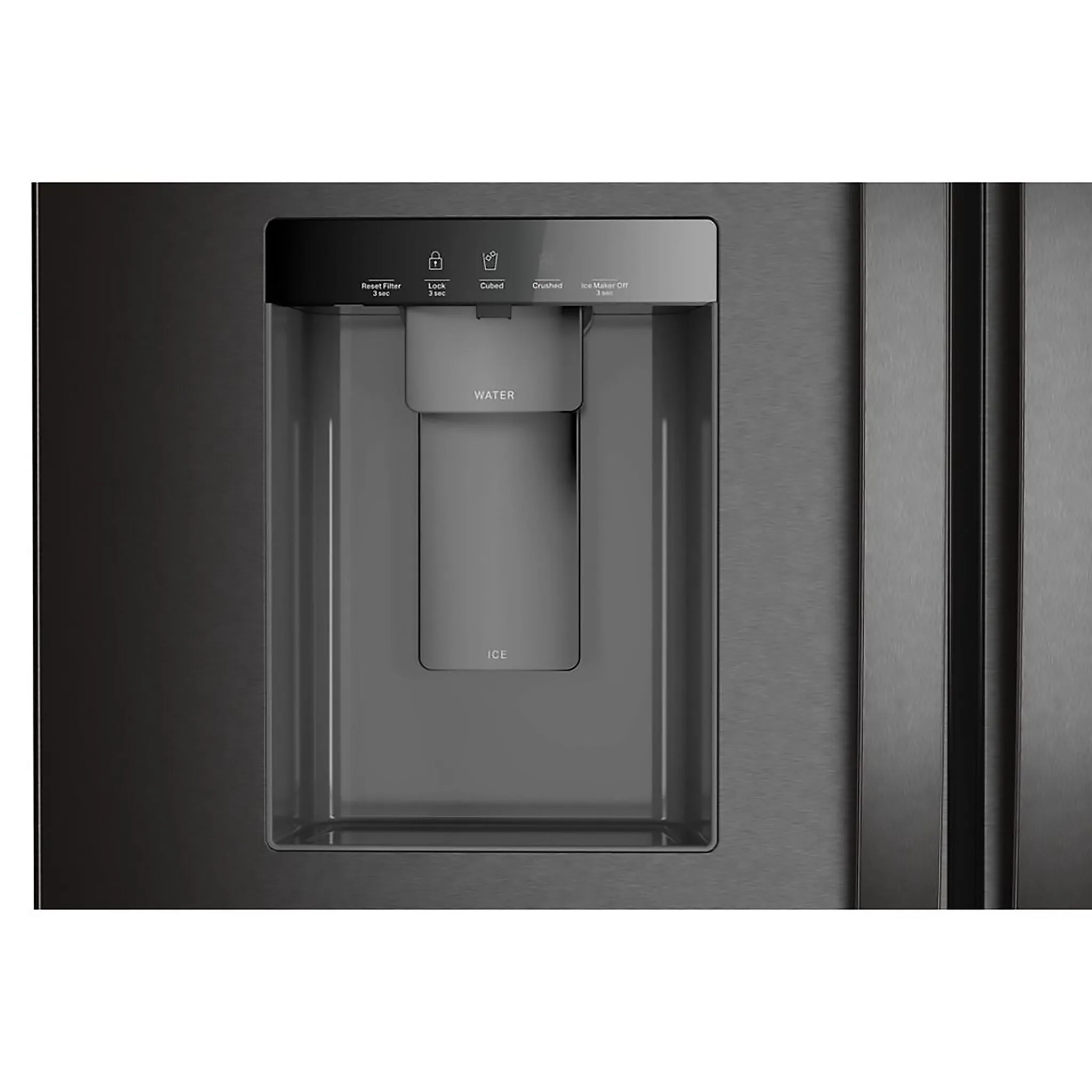 Whirlpool Fingerprint Resistant Black Stainless French Door Refrigerator (30 Cu.ft.) - WRFF3536SV