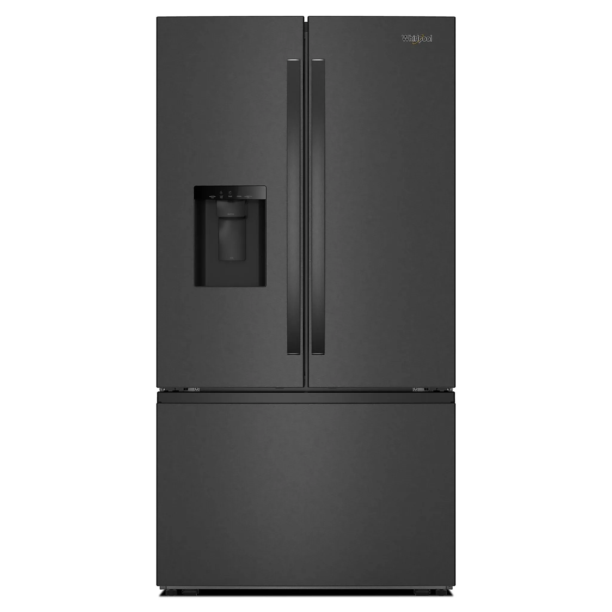 Whirlpool Fingerprint Resistant Black Stainless French Door Refrigerator (30 Cu.ft.) - WRFF3536SV