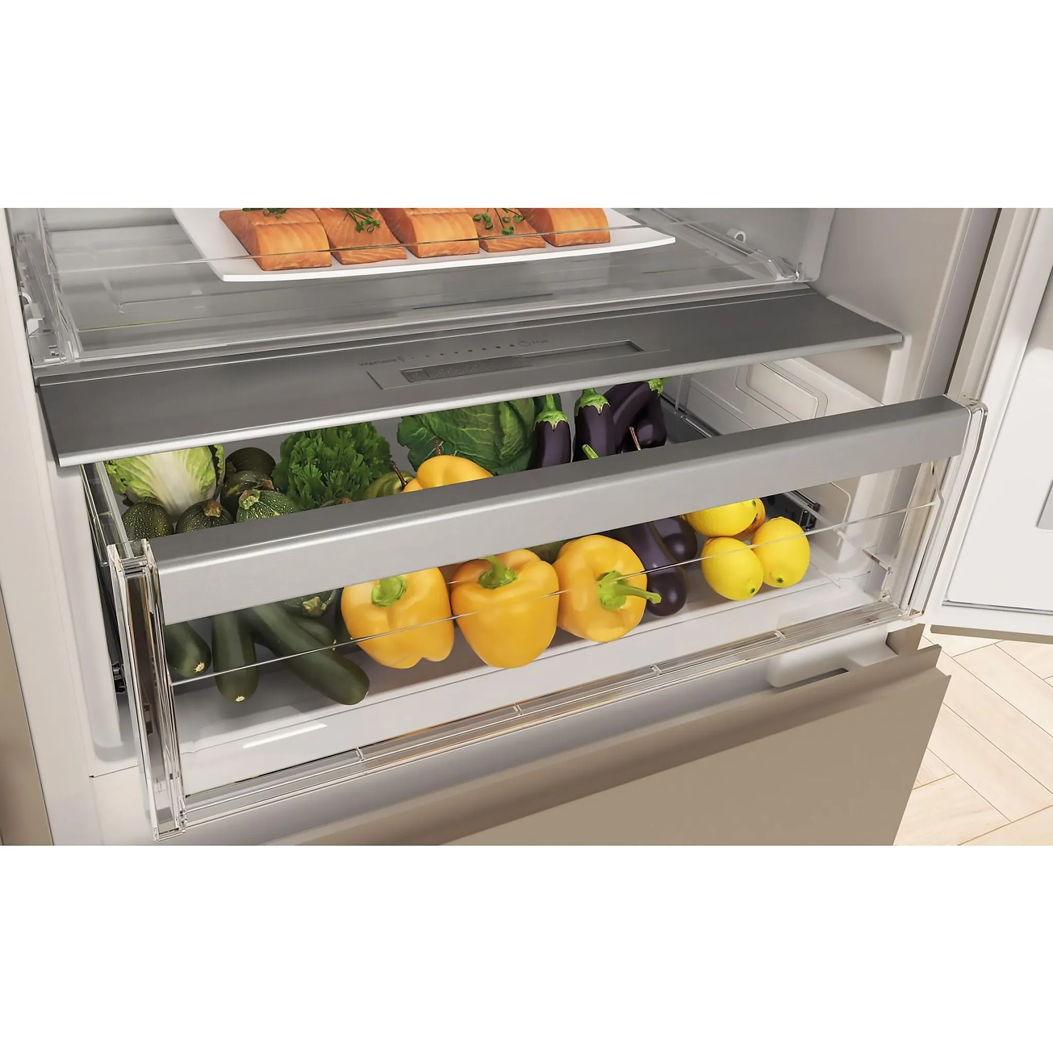 Whirlpool Fingerprint Resistant Stainless Steel Bottom-Mount Refrigerator (11.31 cu ft) - URBC5024PZ