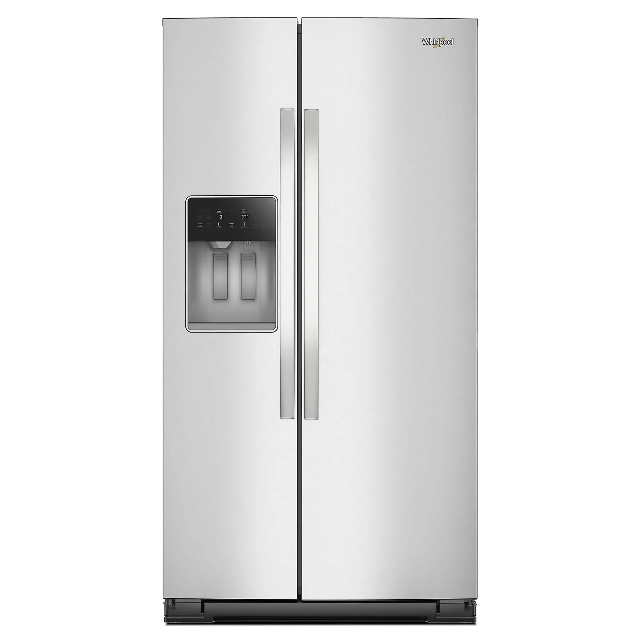 Whirlpool Fingerprint Resistant Stainless Steel Counter Depth Side-by-Side Refrigerator (20.55 Cu. Ft.) - WRSC6536RZ
