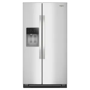 Whirlpool Fingerprint Resistant Stainless Steel Counter-Depth Side-by-Side Refrigerator (20.85 Cu. Ft.) - WRSC5536RZ
