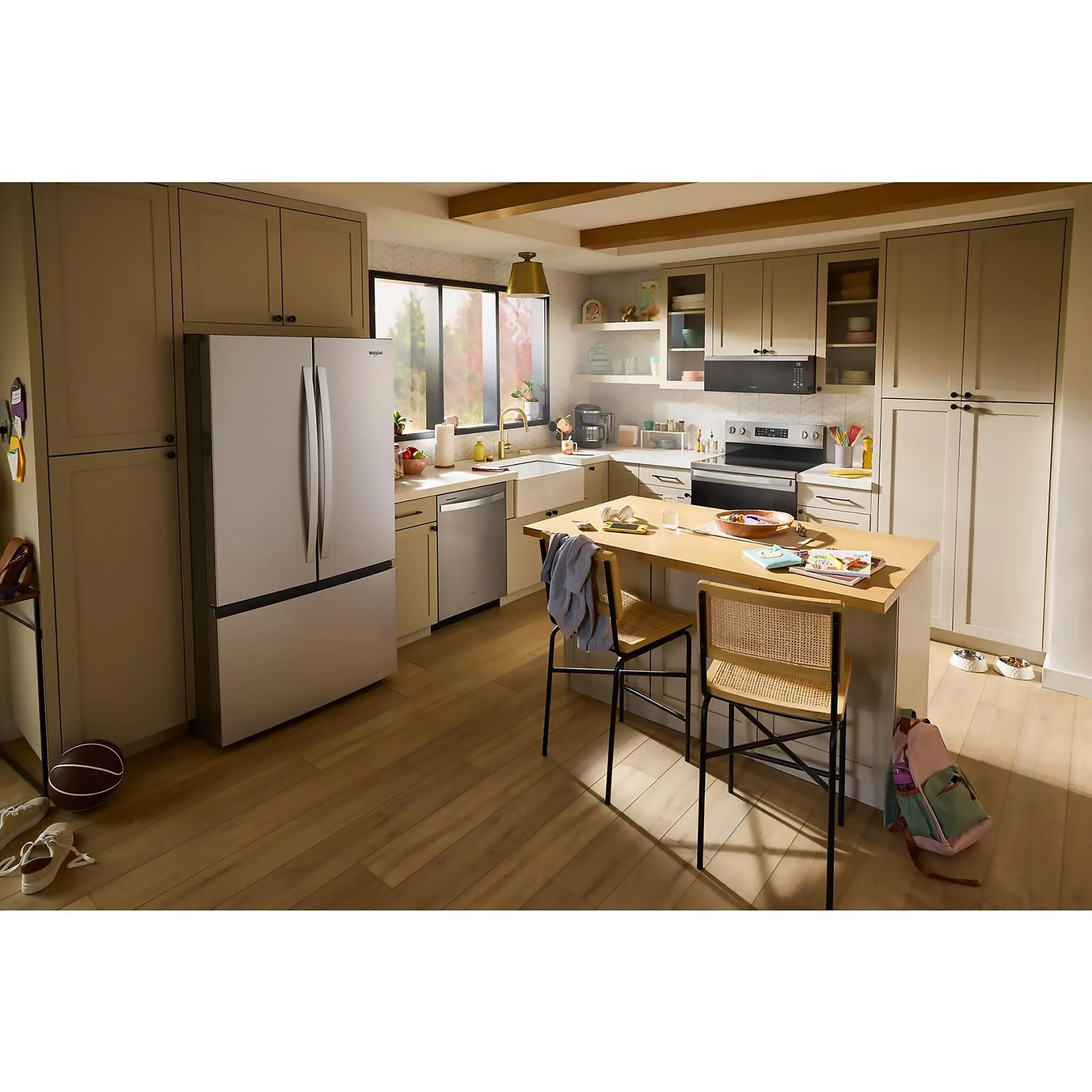Whirlpool Fingerprint Resistant Stainless Steel French Door Refrigerator (31 Cu.ft.) - WRFF3136SZ