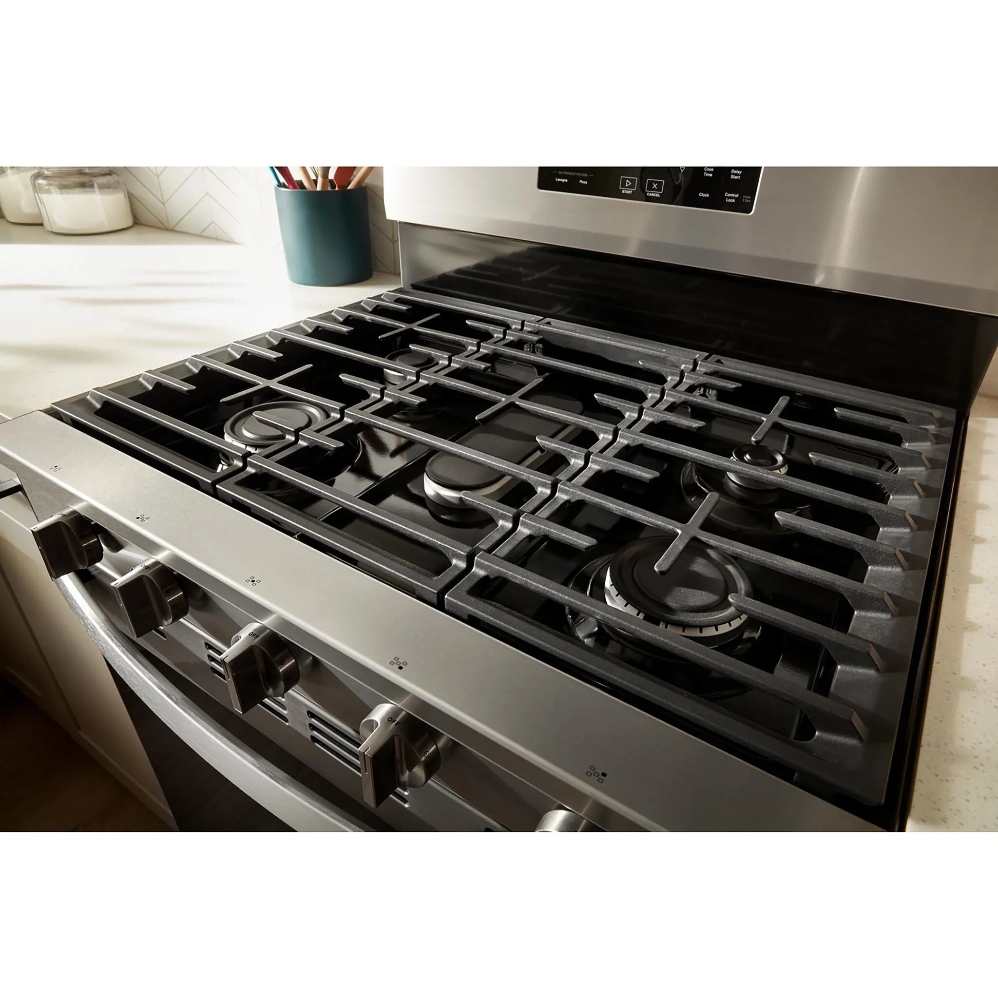 Whirlpool Fingerprint Resistant Stainless Steel Gas Freestanding Range (5 Cu.Ft.) - WFGS5030RZ