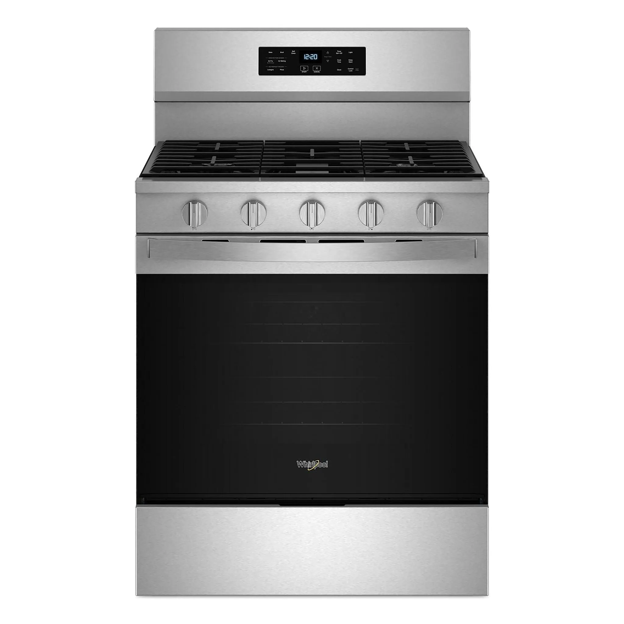 Whirlpool Fingerprint Resistant Stainless Steel Gas Freestanding Range (5 Cu.Ft.) - WFGS5030RZ