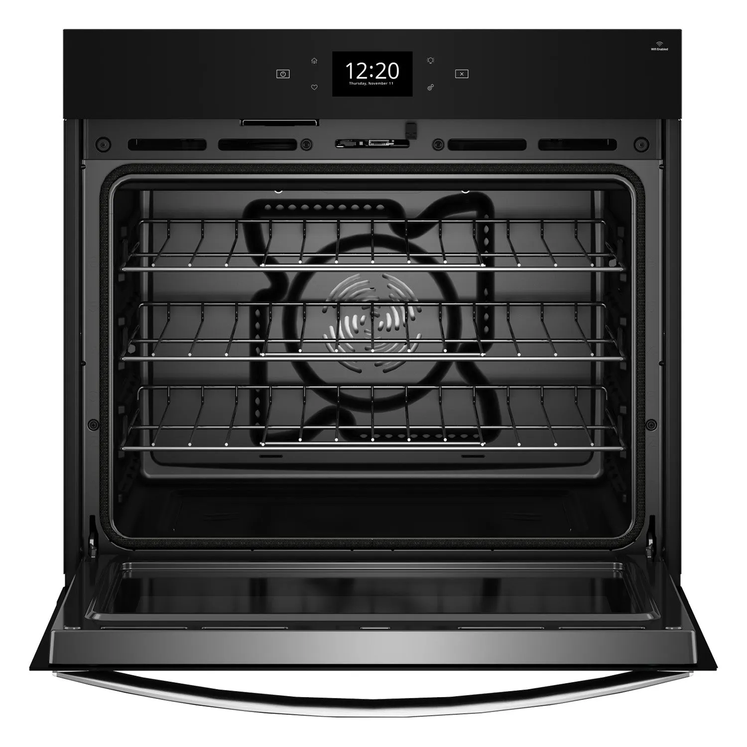Whirlpool Fingerprint Resistant Stainless Steel Smart Wall Oven with Air Fry (5.00 Cu Ft) - WOES7030PZ