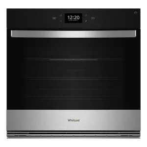 Whirlpool Fingerprint Resistant Stainless Steel Smart Wall Oven with Air Fry (5.00 Cu Ft) - WOES7030PZ