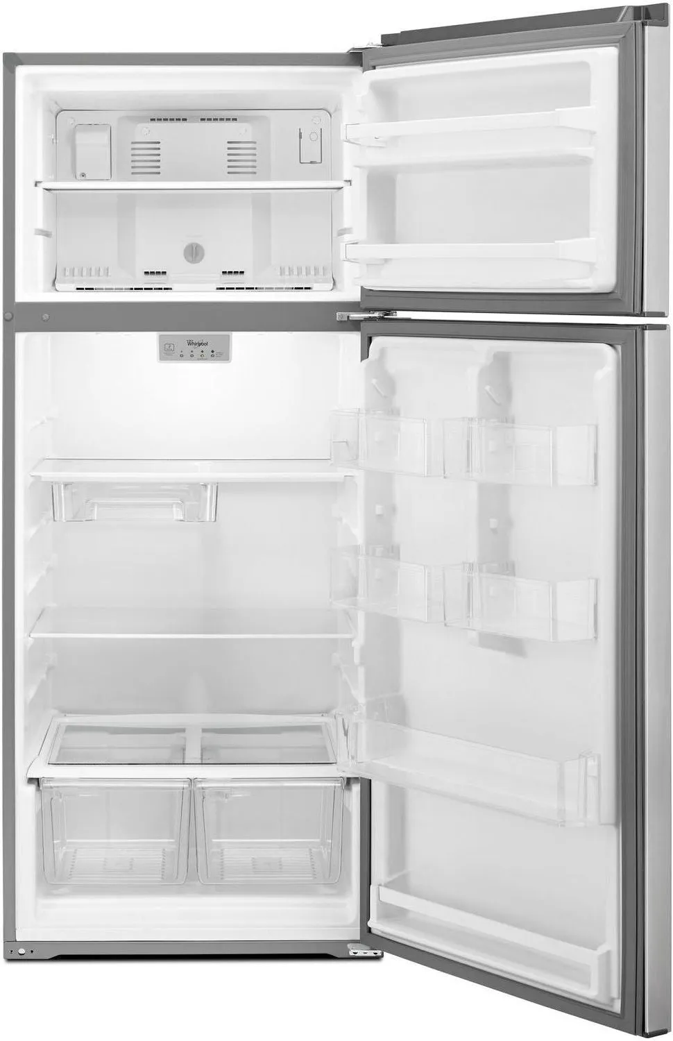 Whirlpool Metallic Steel Top-Freezer Refrigerator (18 Cu. Ft.) - WRT518SZFG