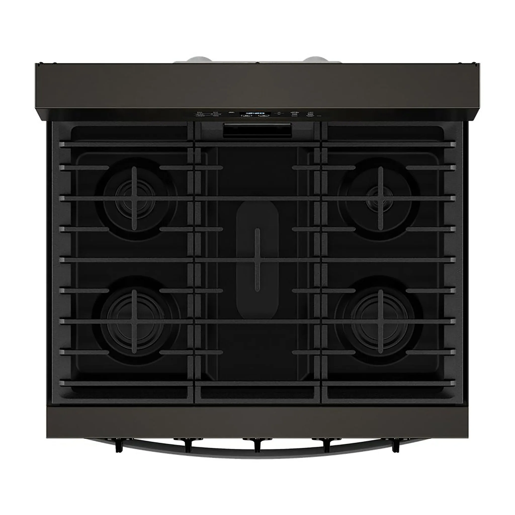Whirlpool Print Resistant Black Stainless Gas Freestanding Range (5 Cu.Ft.) - WFGS5030RV