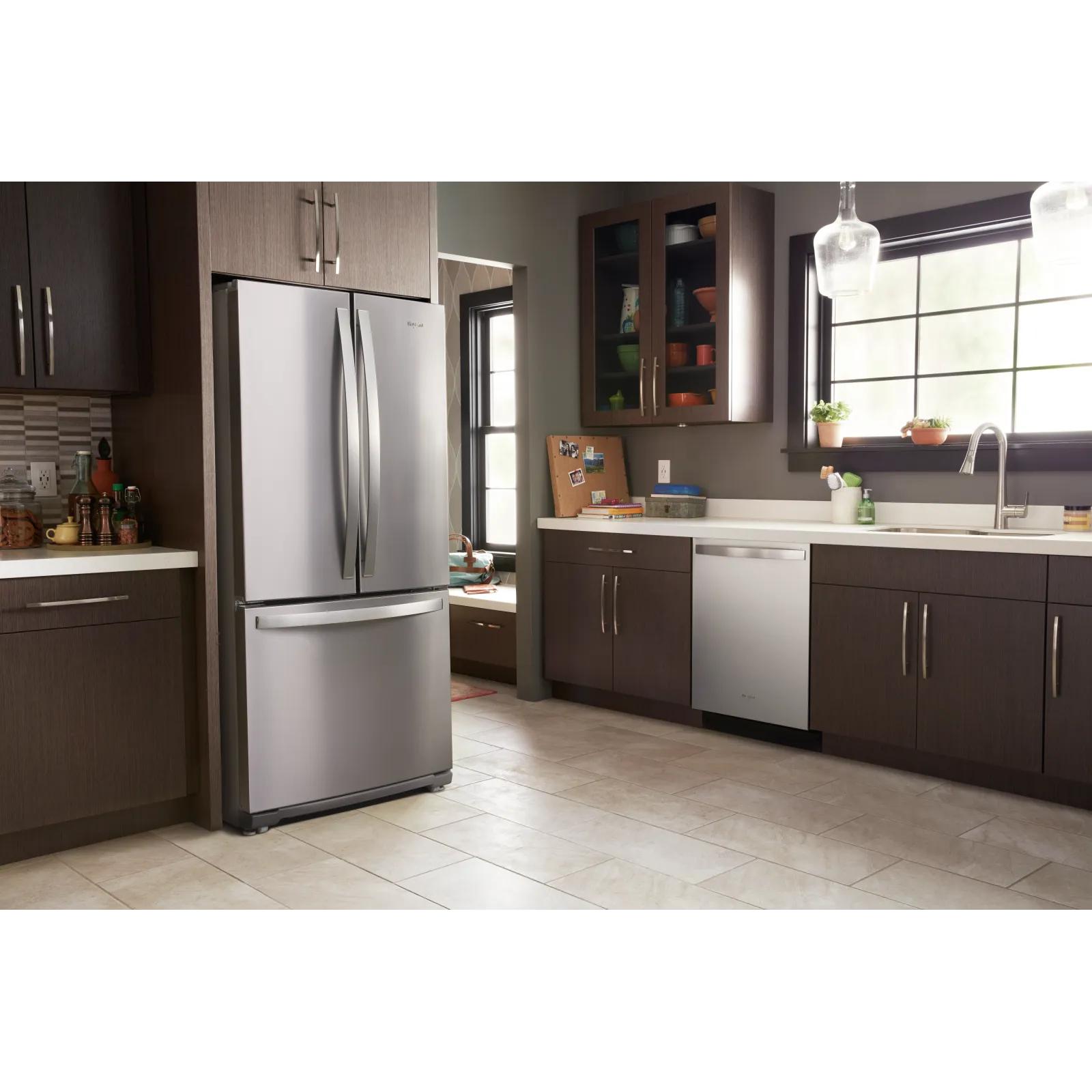 Whirlpool Stainless Steel French Door Refrigerator (20 Cu. Ft.)- WRF560SFHZ