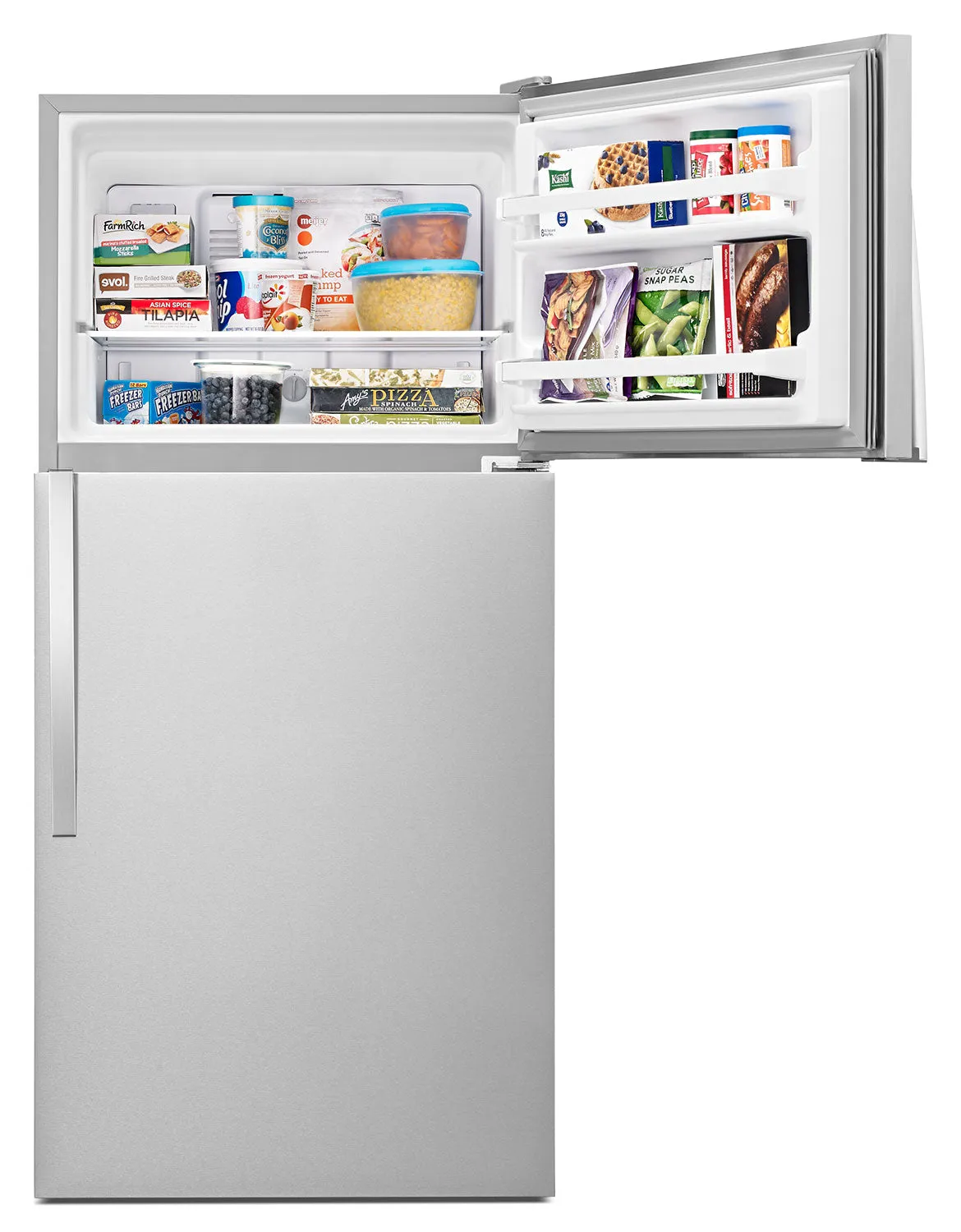 Whirlpool Stainless Steel Top-Freezer Refrigerator (18.25 Cu. Ft.) - WRT148FZDM