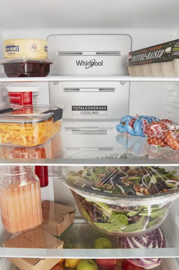 Whirlpool White 24" Counter-Depth Bottom-Freezer Refrigerator (12.9 Cu.Ft.) - WRB533CZJW