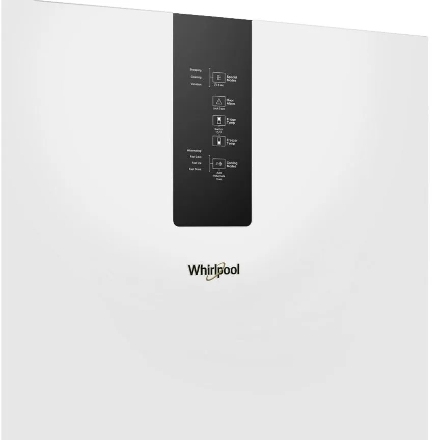 Whirlpool White 24" Counter-Depth Bottom-Freezer Refrigerator (12.9 Cu.Ft.) - WRB533CZJW