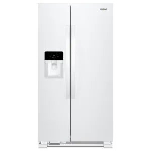 Whirlpool White Side-by-Side Refrigerator (21 Cu. Ft.) - WRS321SDHW