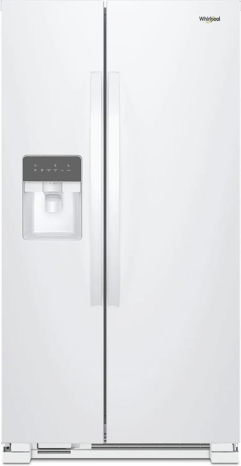 Whirlpool White Side-by-Side Refrigerator (21 Cu. Ft.) - WRS331SDHW
