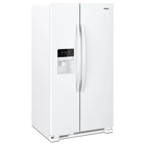 Whirlpool White Side-by-Side Refrigerator (25 Cu. Ft.) - WRS325SDHW