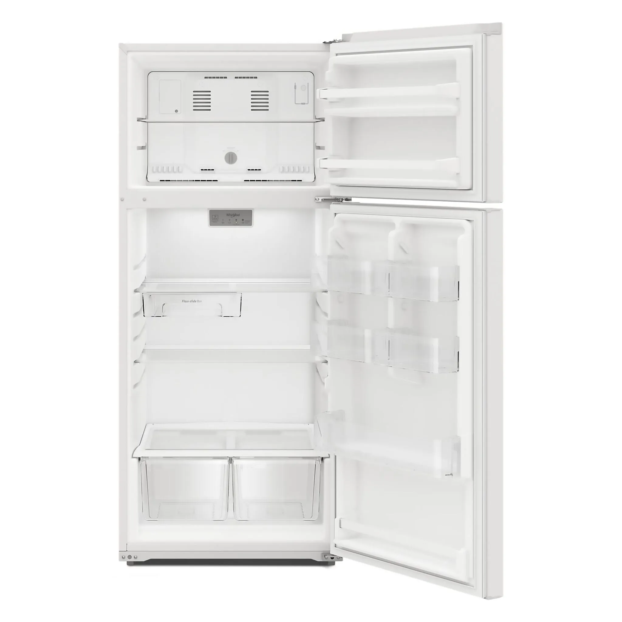 Whirlpool White Top-Freezer Refrigerator (16.3 cu ft) - WRTX5028PW