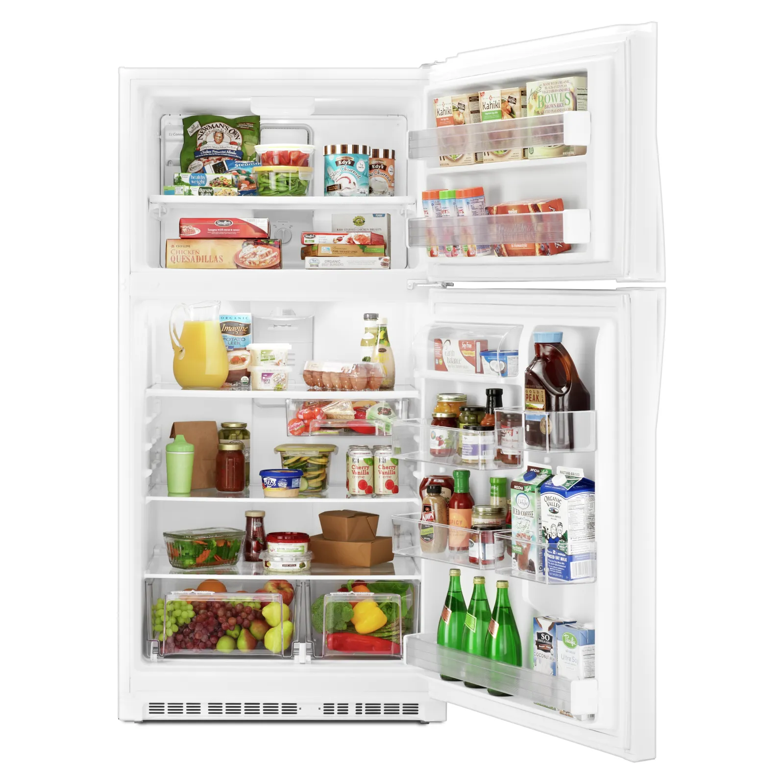 Whirlpool White Top-Freezer Refrigerator (21.3 Cu. Ft.) - WRT541SZDW