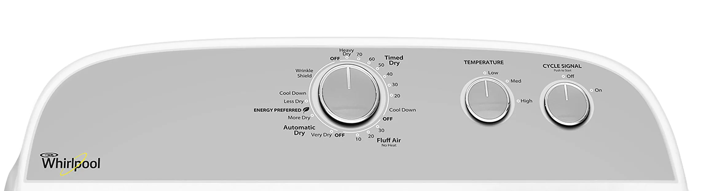 Whirlpool White Top Load Washer (4.4 Cu Ft) & White Electric Dryer (7.0 Cu.Ft.) - WTW4957PW/YWED4815EW