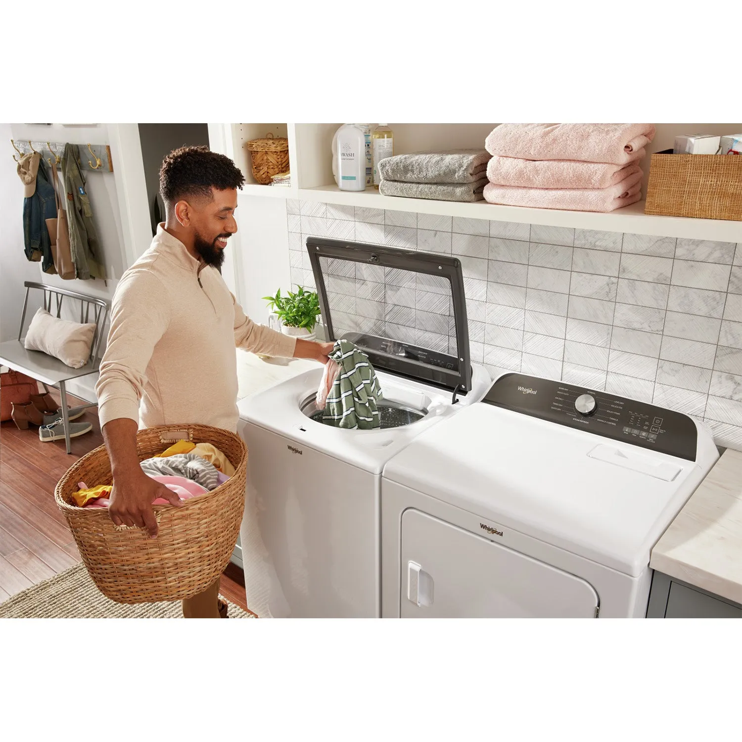 Whirlpool White Top Load Washer (6.1 Cu Ft) - WTW6157PW