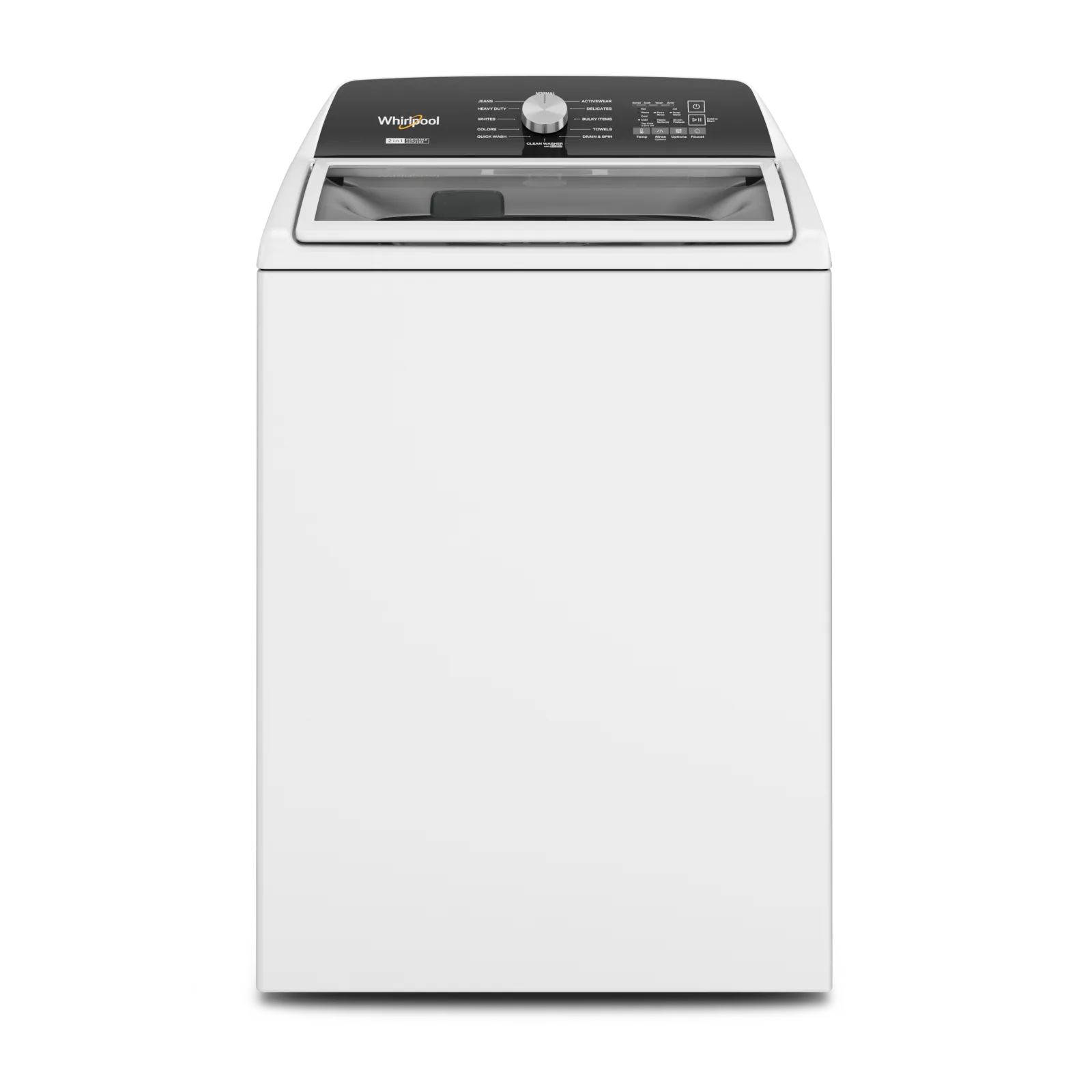 Whirlpool White Top Load Washer with Removable Agitator (5.4 Cu Ft) - WTW5057LW