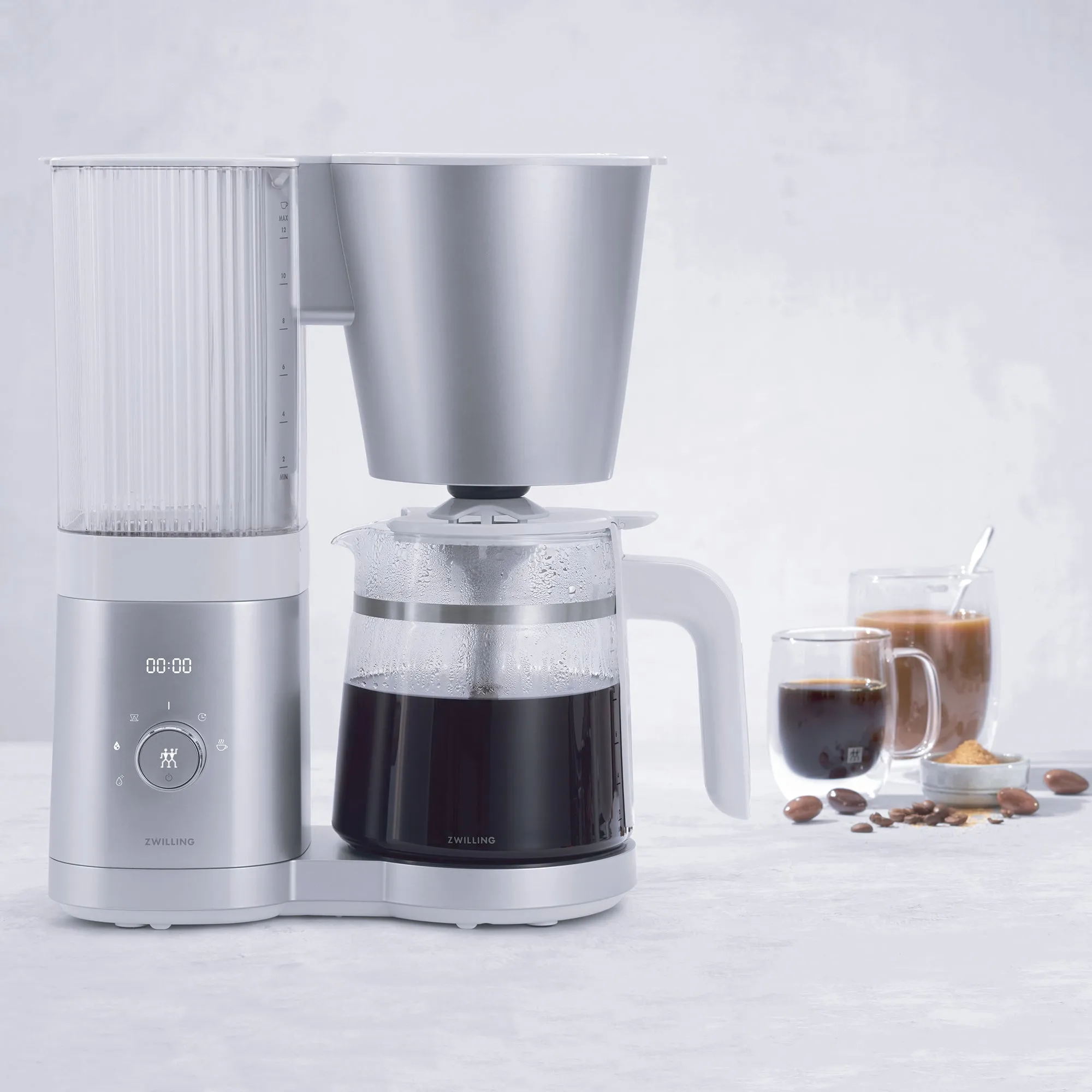 ZWILLING Enfinigy Glass Drip Coffee Maker 12 Cup, Awarded the SCA Golden Cup Standard